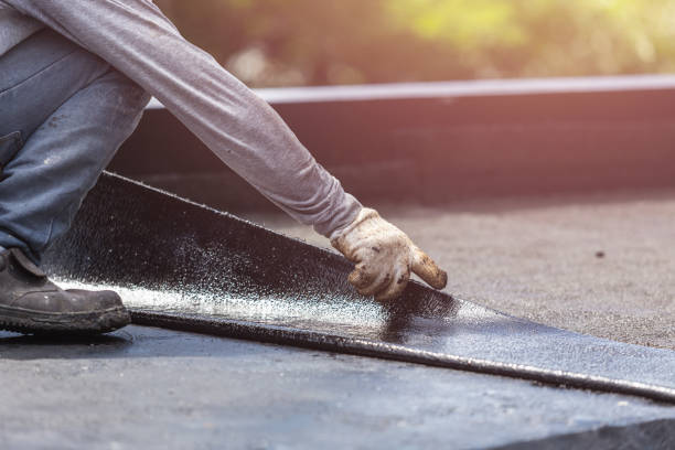 Professional Waterproofing technician working in Roswell, GA